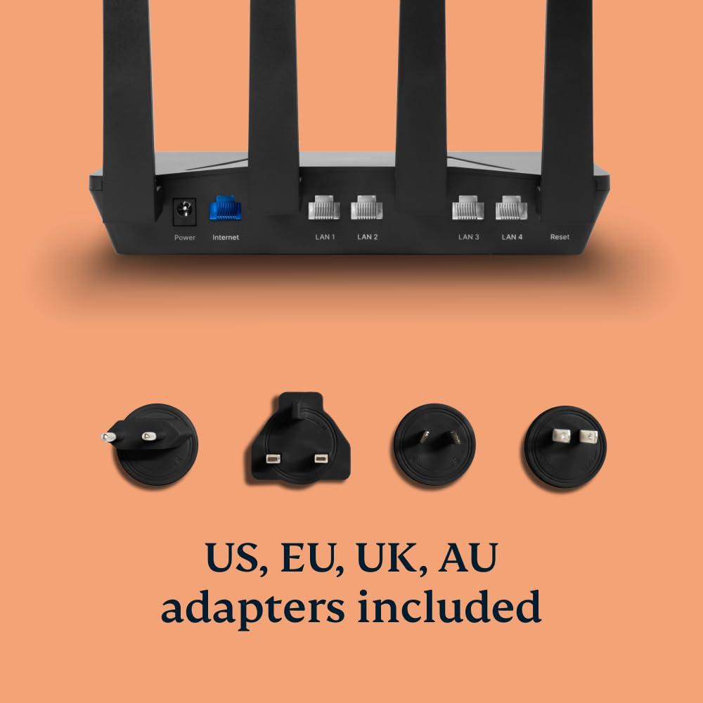 ExpressVPN ExpressVPN Aircove | Wi-Fi 6 VPN Router for Home | Protect Unlimited Devices | Free 30-Day ExpressVPN Trial | International Version