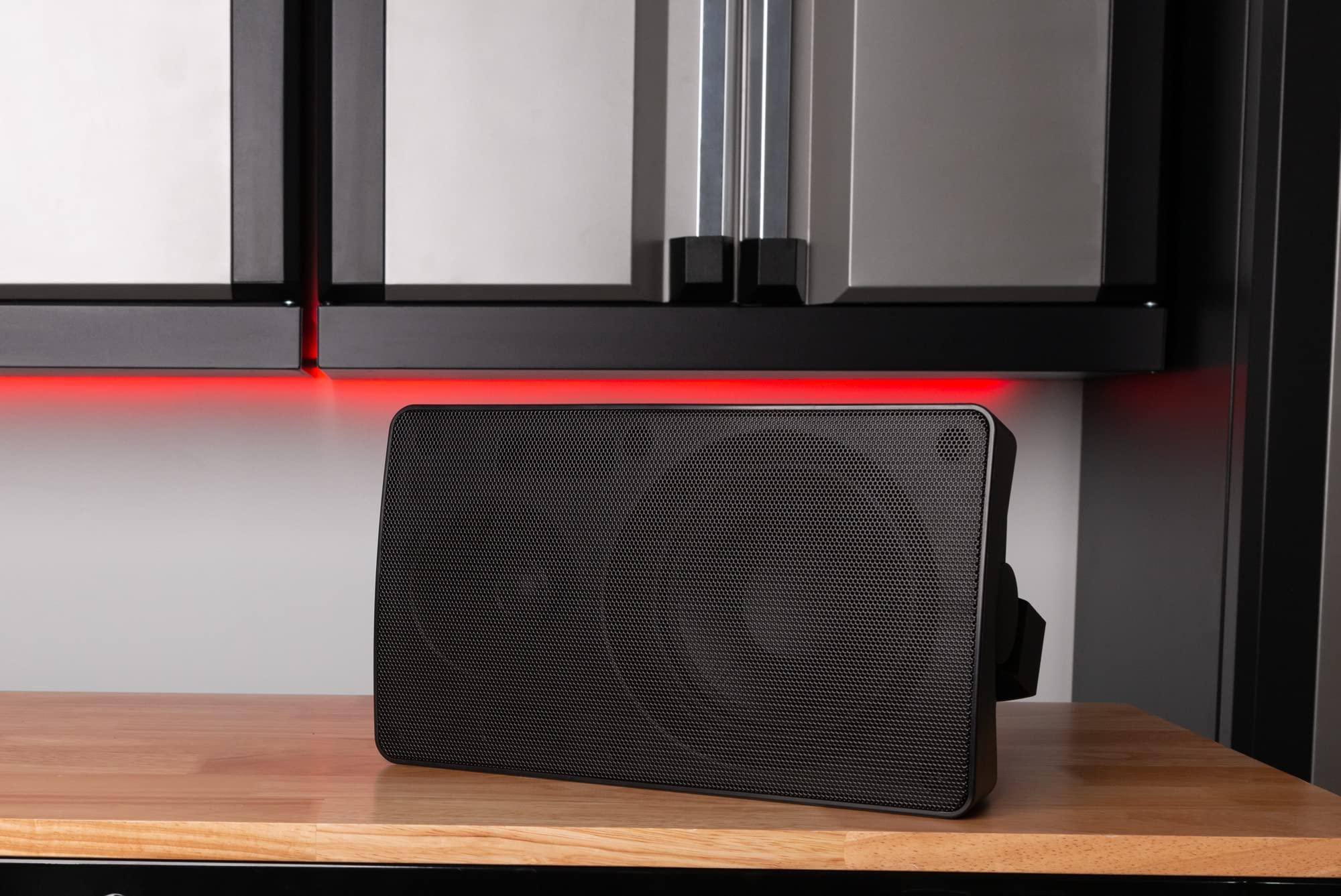 Pure Resonance Audio Pure Resonance Audio S6 6.5\" Outdoor Surface Mount Loudspeaker (2-Pack, Black)