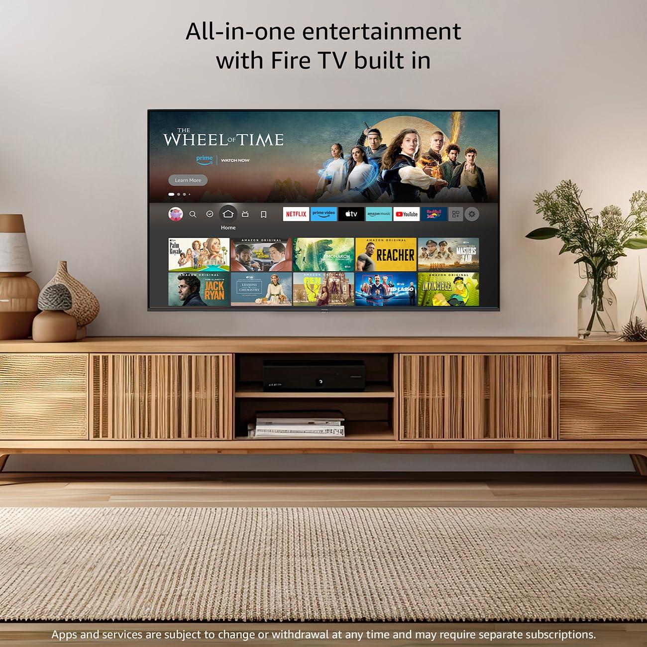 Panasonic Panasonic W95 Series (2024 Model) 65-inch Mini LED 4K Ultra HD Smart Fire TV, Local Dimming, 144Hz Refresh Rate - 65W95AP