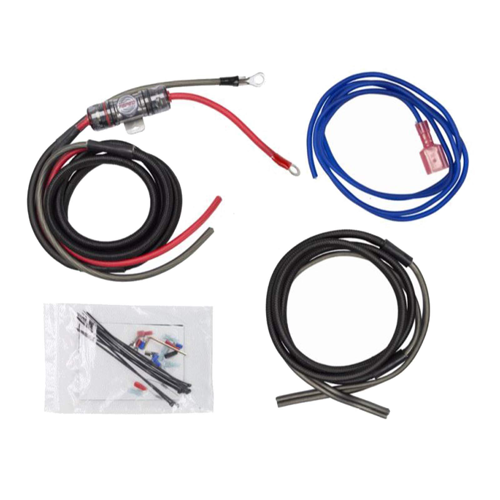 Enrock Marine Marine Bluetooth AM/FM Radio Digital Media Receiver, 4X 6.5 180 Watt Max Power 2-Way Boat Audio Gray Speakers, 4-Channel Amplifier w/Wiring Kit