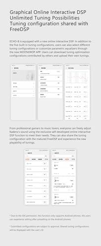 Moondrop Moondrop Kadenz 10mm Dynamic Driver in-Ear Headphone 4.4 3.5mm USB-C Plug