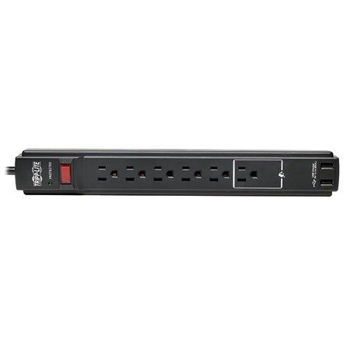 Tripp Lite Tripp Lite 6 Outlet Surge Protector Power Strip 6ft Cord 990 Joules Dual USB Charging & $20K Insurance (TLP606USBBTAA)