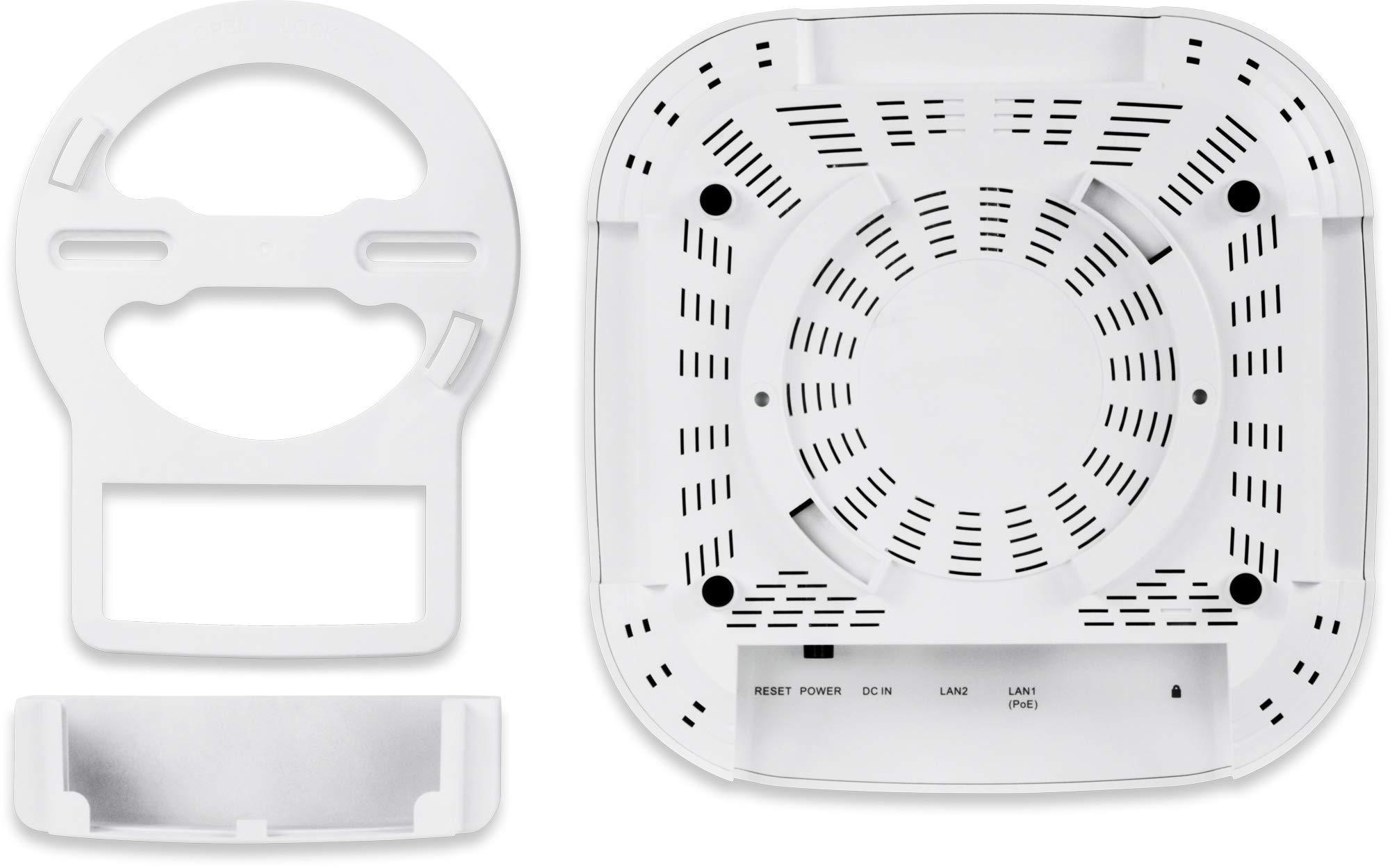 TRENDnet TRENDnet AC2200 Tri-Band PoE+ Indoor Wireless Access Point, 867Mbps WiFi AC + 400Mbps WiFi N Bands, Wave 2 MUMIMO, Client Bridge, WDS, AP, WDS Bridge, WDS Station, Repeater Modes, White, TEW-826DAP