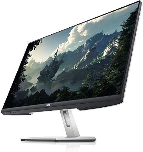 Dell Dell Newest 27-inch QHD 1440p (2560 x 1440) IPS Ultra-Thin Bezel Monitor, 75Hz Refresh Rate, ADM FreeSync, HDMI, DisplayPorts, Built in Speakers, VESA Certified, Sliver