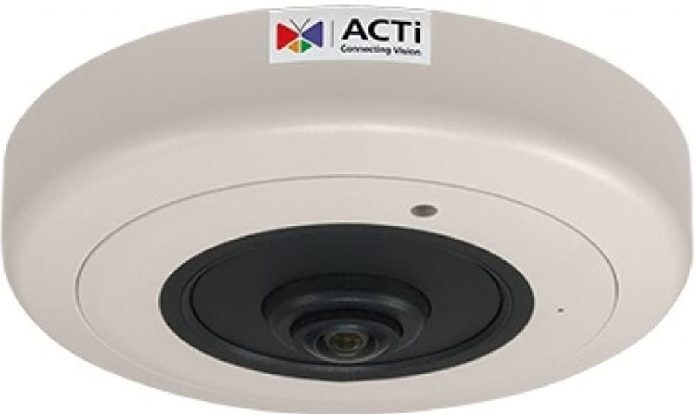 ACTi ACTi B511A 12MP Video Analytics Indoor Hemispheric Dome Camera with SLLS, Fixed Lens, f1.65mm/F2.8, H.264, Dewarping, Built-in Microphone, MicroSDHC/MicroSDXC, PoE/DC12V, DI/DO, Built-in Analytics