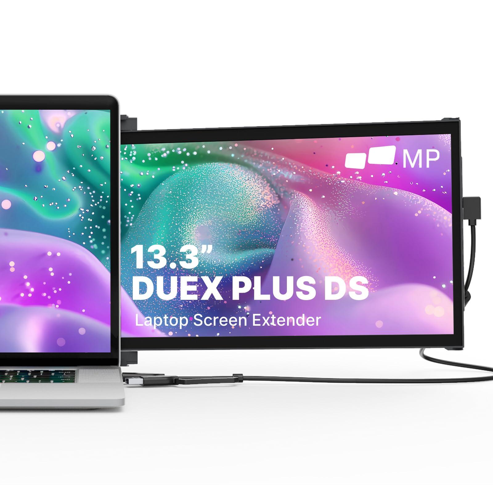 Duex New Mobile Pixels Duex Lite Portable Monitor for Laptops(2025 Upgraded), 12.5" Full HD IPS Laptop Screen Extender, USB C/HDMI Powered Plug and Play, Windows/Mac/Android/Switch Compatible (Misty Lilac)