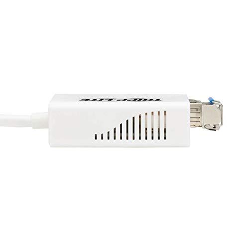Tripp Lite Tripp Lite Ethernet NIC Adapter, USB 2.0 to Fiber Optic Adapter, 10/100 Mbps, 100Base-FX, LC, Multimode Fiber, White (U236-MMF-LC)