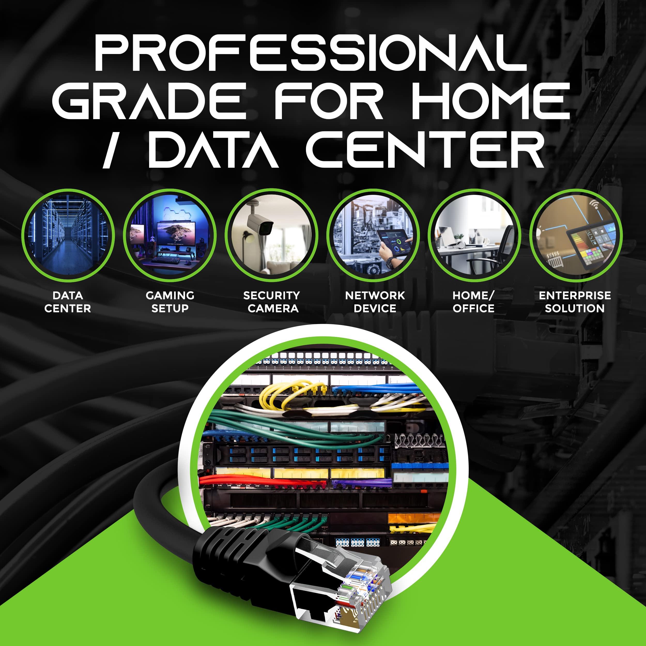 GEARit GEARit 100Pack 1.5ft Cat6 Ethernet Cable & 100ft Cat6 Cable