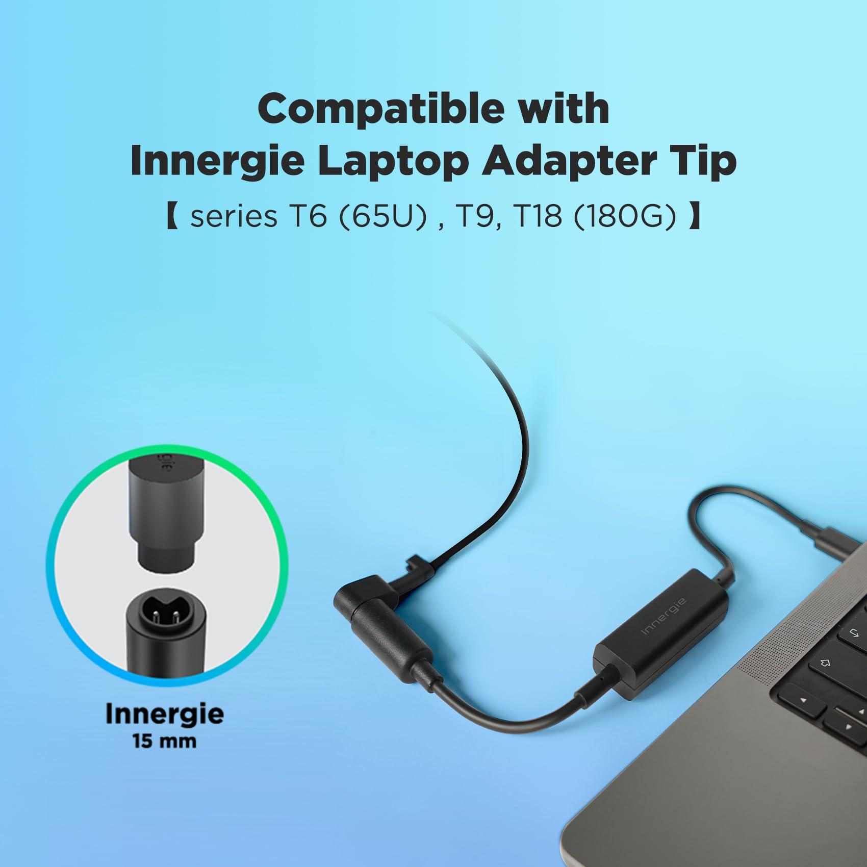 Innergie Innergie T18 (180G) 180W 150W Universal Gaming Laptop Charger Power Adapter + 100W Tip to USB-C Converter