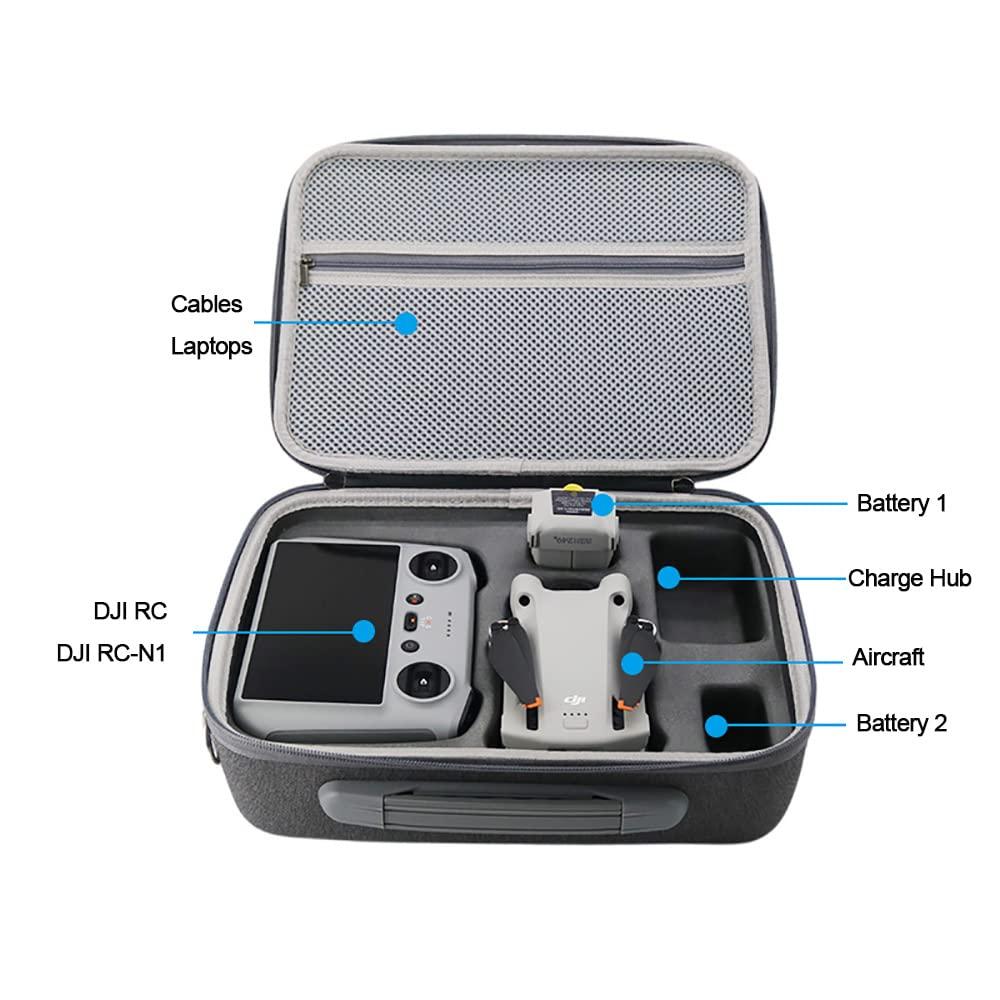 iMusk Carry Case for DJI Mavic Mini, iMusk Portable Light Weighted Bag Handheld Carrying Case Suitcase Storage Bag for DJI Mavic Mini Drone Fly More Comb Accessories
