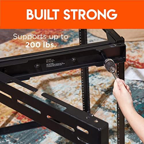 ECHOGEAR ECHOGEAR 20U Open Frame Rack & Swing-Out Wall Mount - Heavy Duty Design Holds All Your Networking & AV Gear