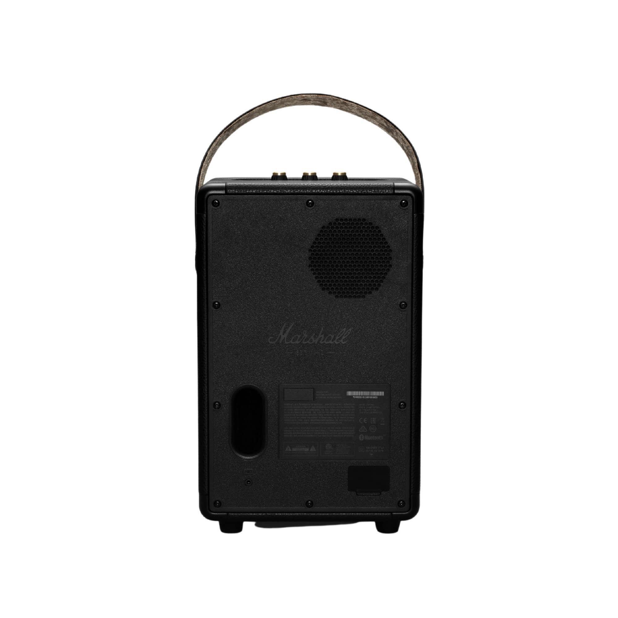 Marshall Marshall Tufton Portable Bluetooth Speaker, Black & Brass & Motif True Wireless Noise Canceling Headphones, Black