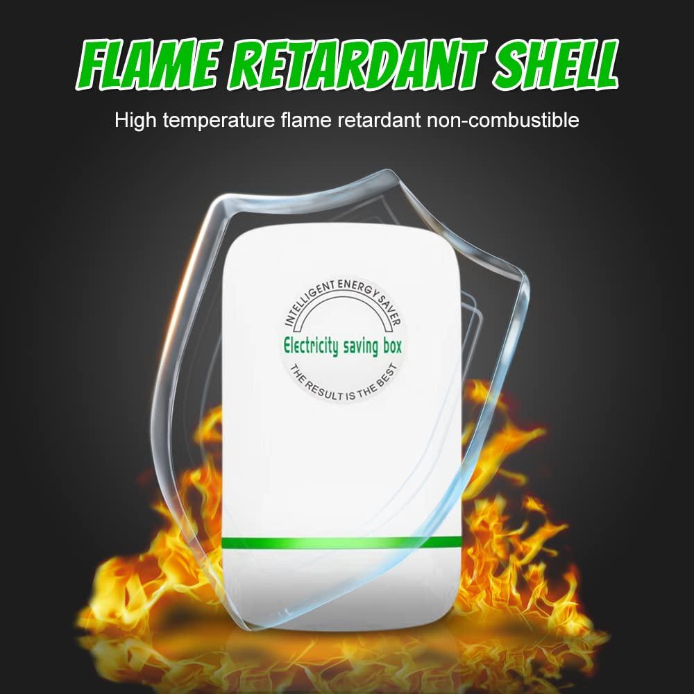 Hknbj Upgraded Power Saver, Professional Power Saver Energy Saving Device, Household Office Electricity Saving Device, Electricity Saving Box Device US Plug 90V-250V 30KW (8 PCS)