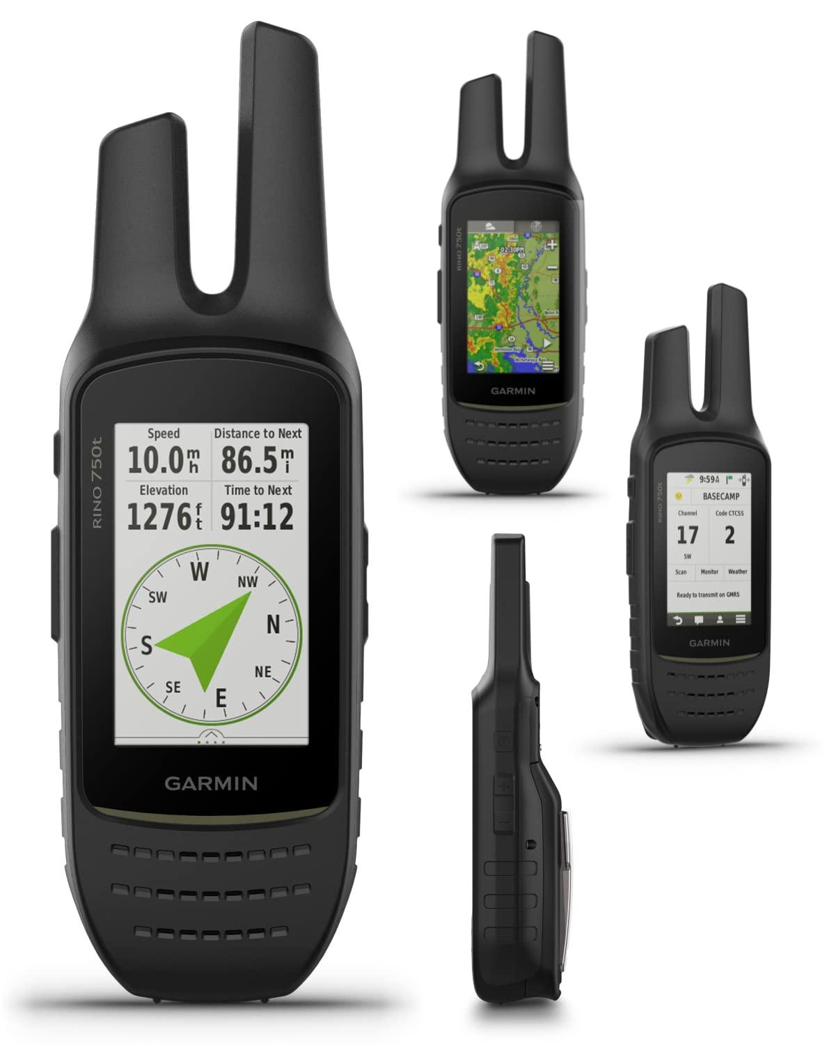 Wearable4U Wearable4U - Garmin Rino 750t Two-Way Radio Navigator with Topo Mapping with E-Bank Bundle