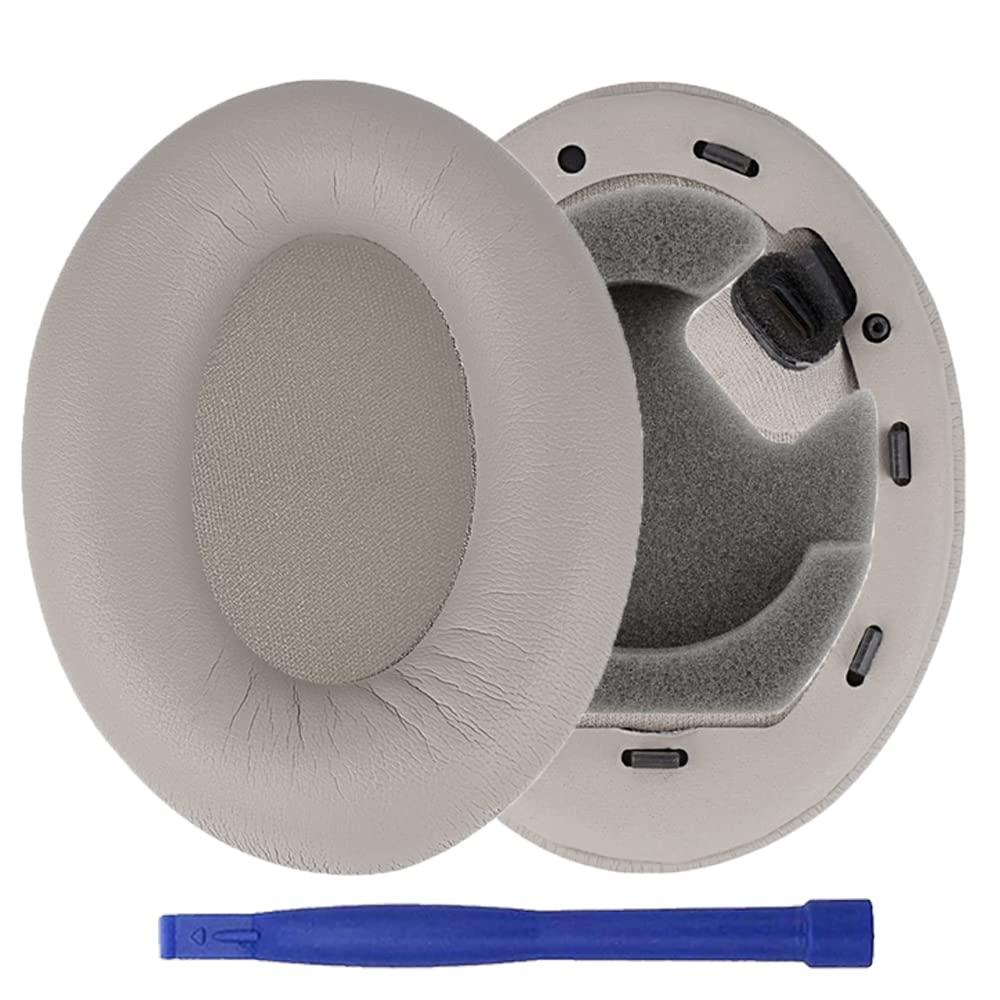 BUTIAO WH-1000XM4 Ear Pads for Sony Headphones, BUTIAO Replacement Earpads Ear Cups Cushion Muffs for Sony WH 1000XM4 Over-Ear Headphones with Protein Leather Noise Isolation Memory Foam - Champagne