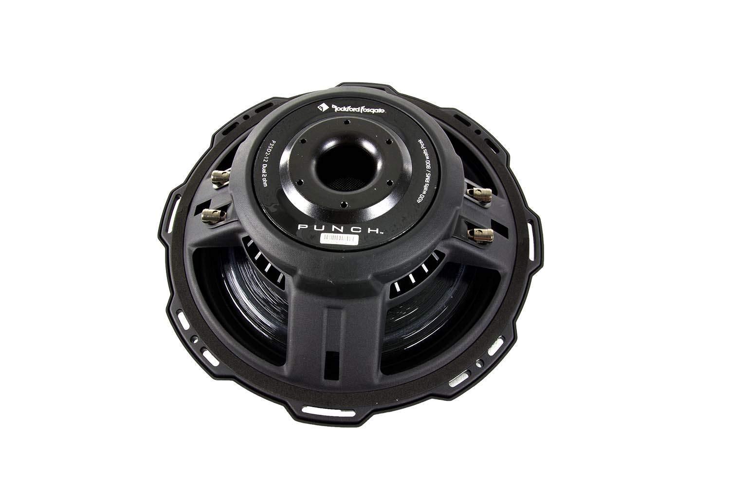 Rockford Fosgate 2 ROCKFORD FOSGATE P3SD2-12 12" 1600W Car Shallow/Slim Audio Subwoofers Subs