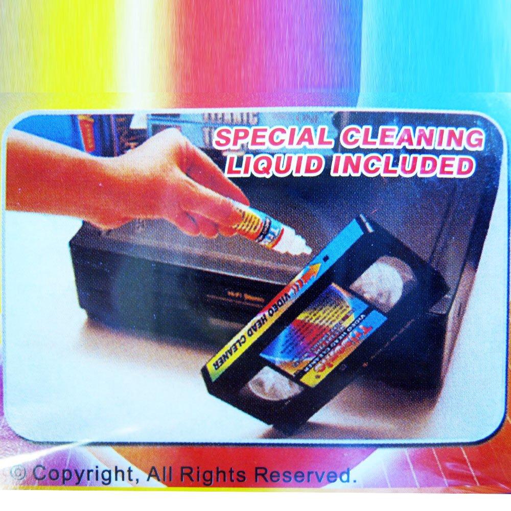 Generic 2 Head Cleaning Video Tape Cassette for VHS VCR Player Recorder Wet Dry Cleaner