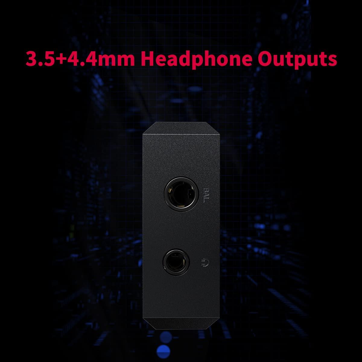 FiiO FiiO BTR7 Headphone Amp Bluetooth Receiver High Resolution Portable DAC Supports MQA/LDAC/aptX HD 384K/32Bit DSD256 for Phone/PC/Car/Home Audio