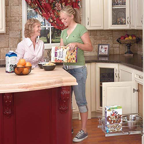 Rev-A-Shelf Rev-A-Shelf - 5WB1-1222-CR - 11 3/8 in. W x 22 in. D Base Cabinet Pull-Out Chrome Wire Basket