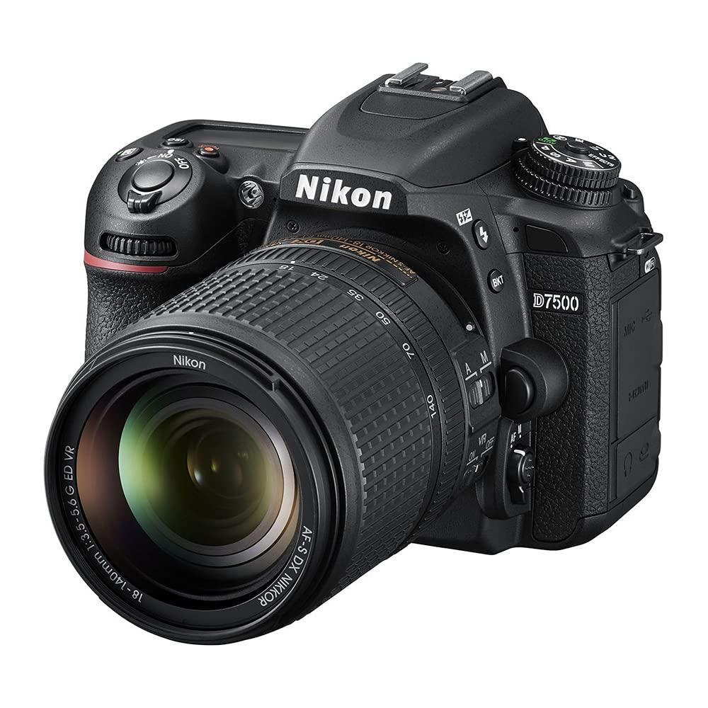 Nikon Nikon D7500 Camera Body with 18-140 mm VR Digital DSLR Kit - Black