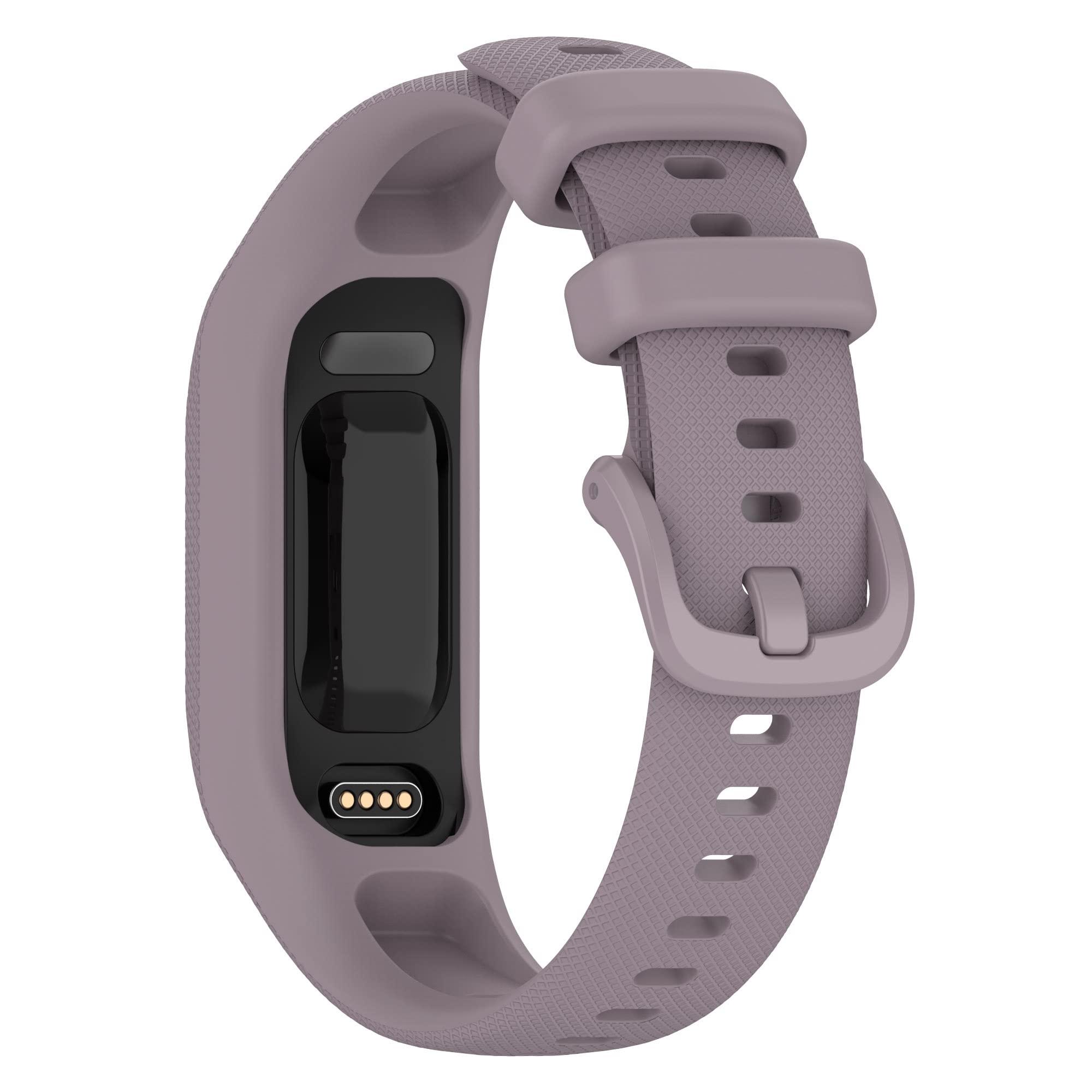 FitTurn Soft Silicone Sport Band for Garmin Vivosmart 5 Wristband, Replacement Strap for Garmin Vivosmart 5/Vivosmart5 Health Tracker Accessories Band with Caese Cover (Large Size, 12 Pack)