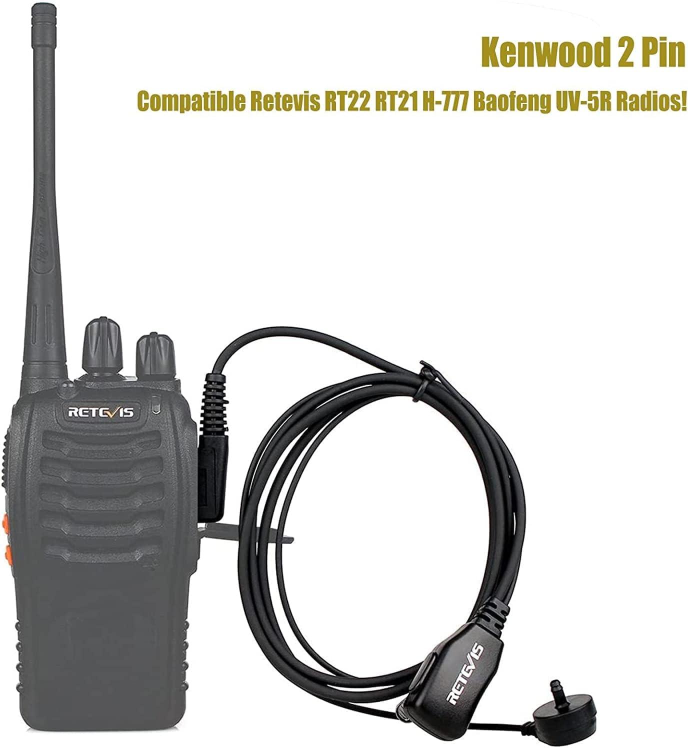 Retevis Retevis RT68 Walkie Talkies with Earpieces(6 Pack) with Walkie Talkies Earpiece(10 Pack), Portable FRS Two-Way Radios Rechargeable, with 6 Way Multi Unit Charger