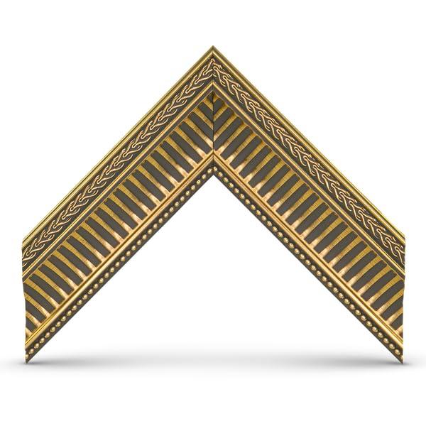 Frame My TV Frame My TV Deco TV Frames - Empire Gold Slim Frame Compatible ONLY with Samsung The Frame TV and Pro (50", Fits 2021-2025)