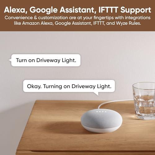 WYZE WYZE Floodlight Camera Pro, PCMag Editors' Choice 3000-Lumen LEDs, 2.5K HD Outdoor Security Camera, 180 Wide View, Motion Detection, Color Night Vision, Works with Alexa & Google, Free Expert Setup