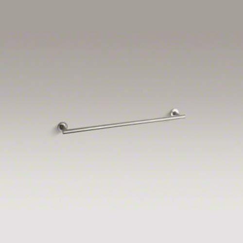 Kohler Bathroom Towel Holder by KOHLER, Towel Bar, Purist Collection, Vibrant Brushed Nickel, K-14436-BN