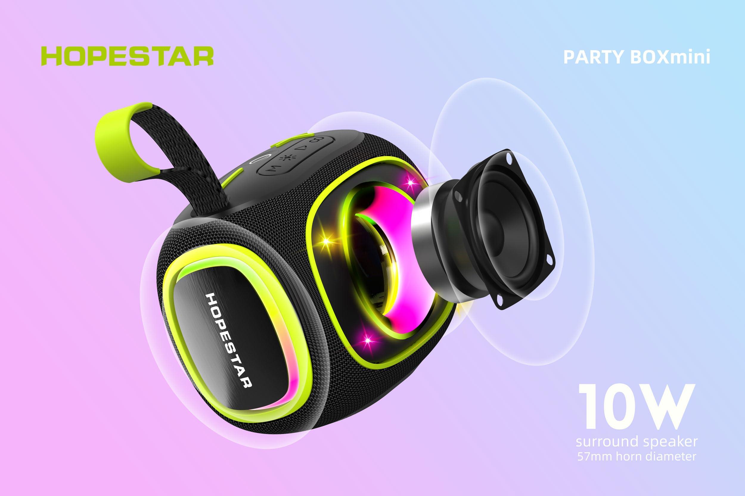 WorryFree Gadgets WorryFree Gadgets 10W Waterproof Mini Wireless Bluetooth Speaker, 2400mAh (Black)