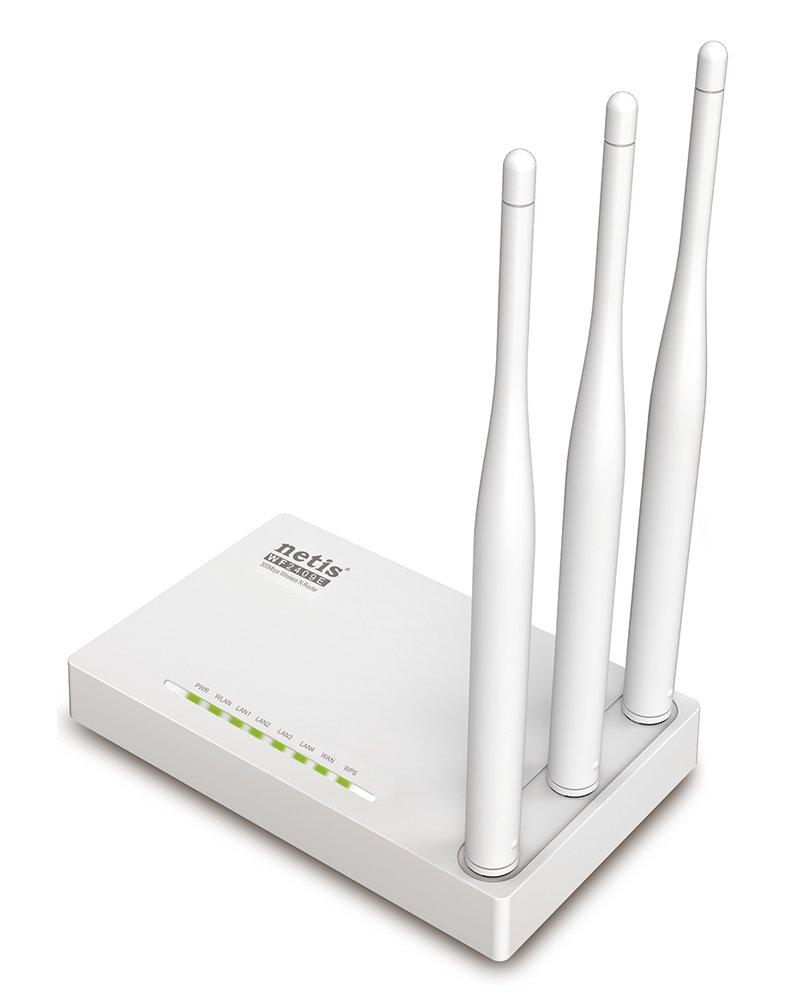 Netis Netis WF2409E 300Mbps High-Speed Wireless N Router | Smart 3 x 5dBi High Gain Antennas with Parental Control for Computers, Smartphones, Wireless Cameras