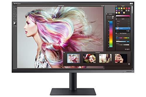 SAMSUNG SAMSUNG TU872 Series 32-Inch Viewfinity 4K UHD (3840x2160) Computer Monitor, Thunderbolt 3 Daisy Chain, HDMI, Display Port, Height Adjustable Stand, 3 Yr WRNTY (LF32TU872VNXGO)