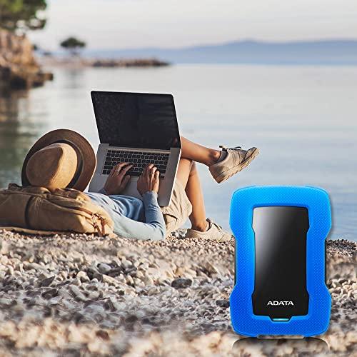 ADATA ADATA HD330 4TB USB 3.1 Shock-Resistant Extra Slim External Hard Drive Black (AHD330-4TU31-CBK)