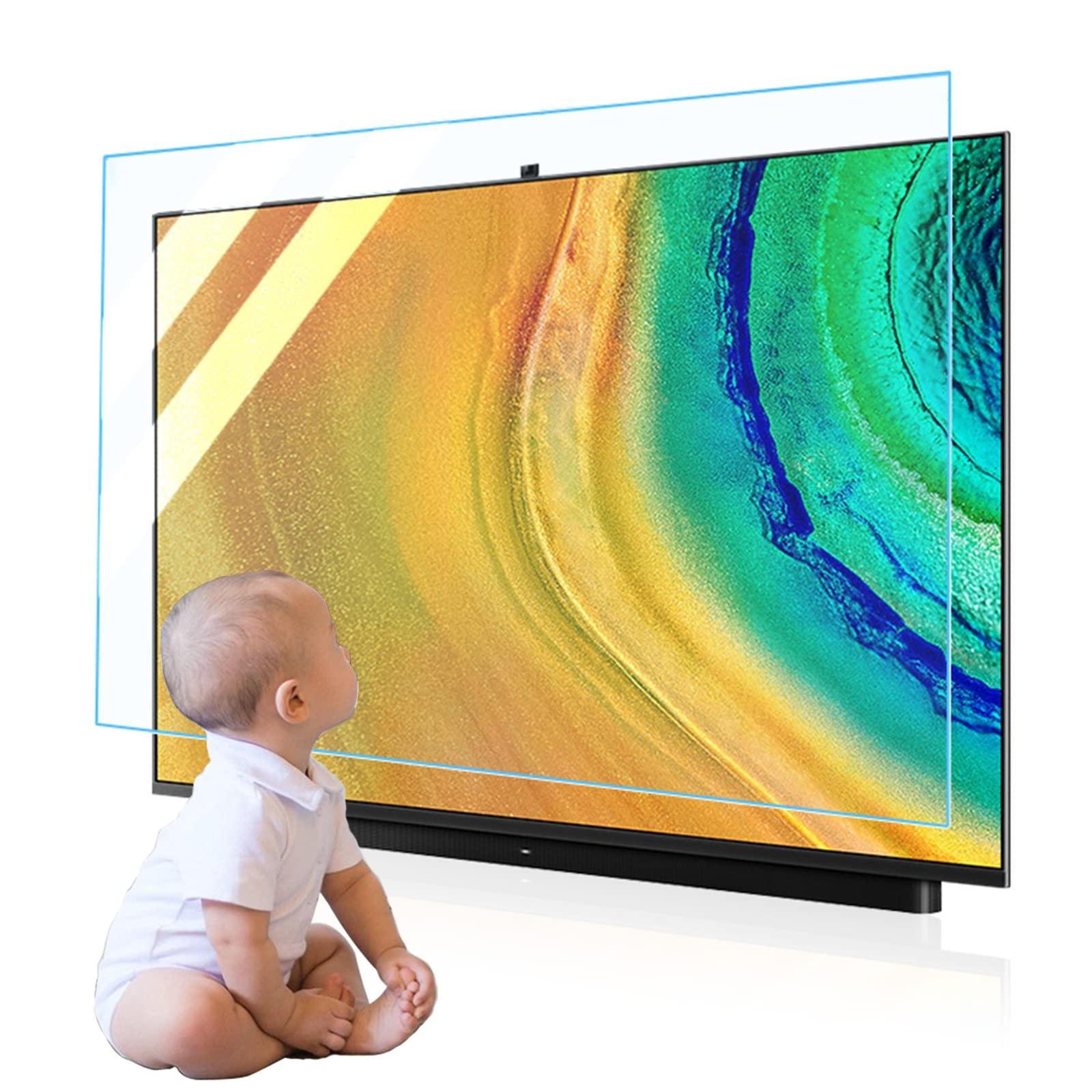 AIZYR AIZYR 86inch Matte Anti-Glare TV Screen Protector, Anti Blue Light PET Soft Film Make The Light Soft Relieve Eye Strain for Smart TV 4K LED Samsung, LG, 1pack, 75.8x43.3inch