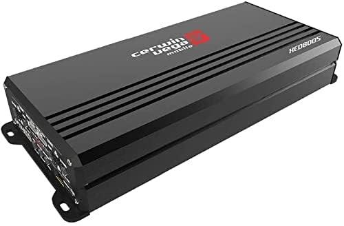 Cerwin Vega Mobile CV Cerwin Vega XED8005D 5-Channel 660W RMS Class D Car Amplifier Compact with Vega Bass Boost Crossover Frequency Response for Quality Car Audio System