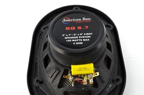 American Bass American Bass SQ5.7 - 6x8/5x7 2-Way Car Speakers Pair