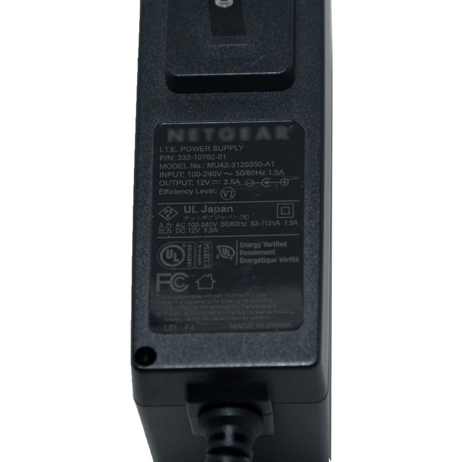 Power Depot 332-10762-01 MU42-3120350-A1 12V 3.5A Power Supply AC Adapter for Netgear Nighthawk Router Modem