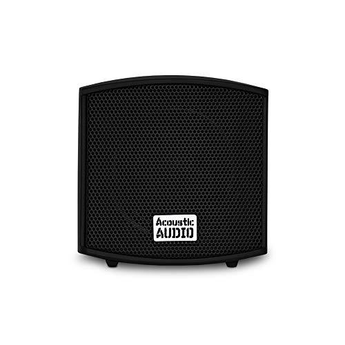 Acoustic Audio by Goldwood Acoustic Audio AA321B Mountable Indoor Speakers 1600 Watts Black 4 Pair Pack AA321B-4Pr
