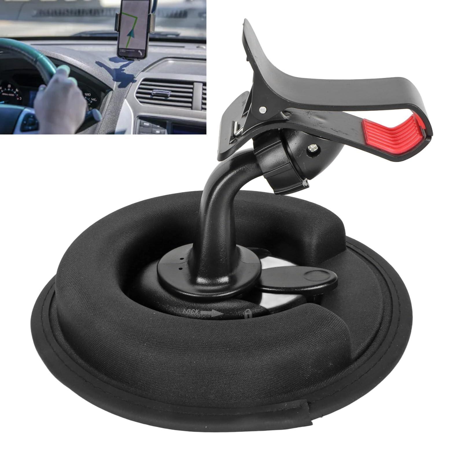 Beufee Bean Bag Phone Holder, Universal GPS Holder for Car Dashboard GPS Dash Pad Beanbag Dashboard Friction Mount for All Smartphone GPS