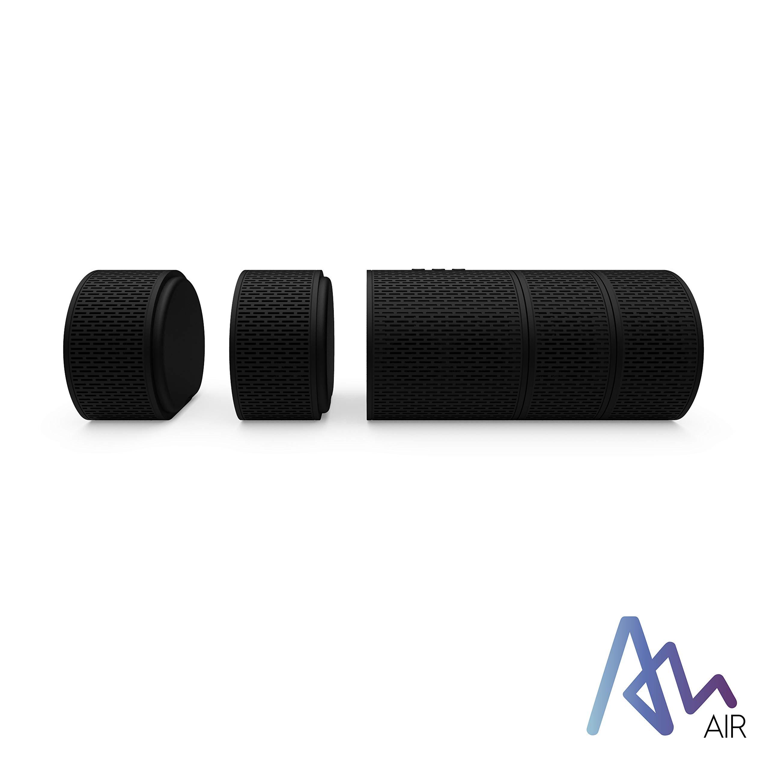 Hover-1 Air Audio The Worlds First Pull-Apart Wireless Bluetooth Speaker Portable Surround Sound and Multi-Room Use, Black