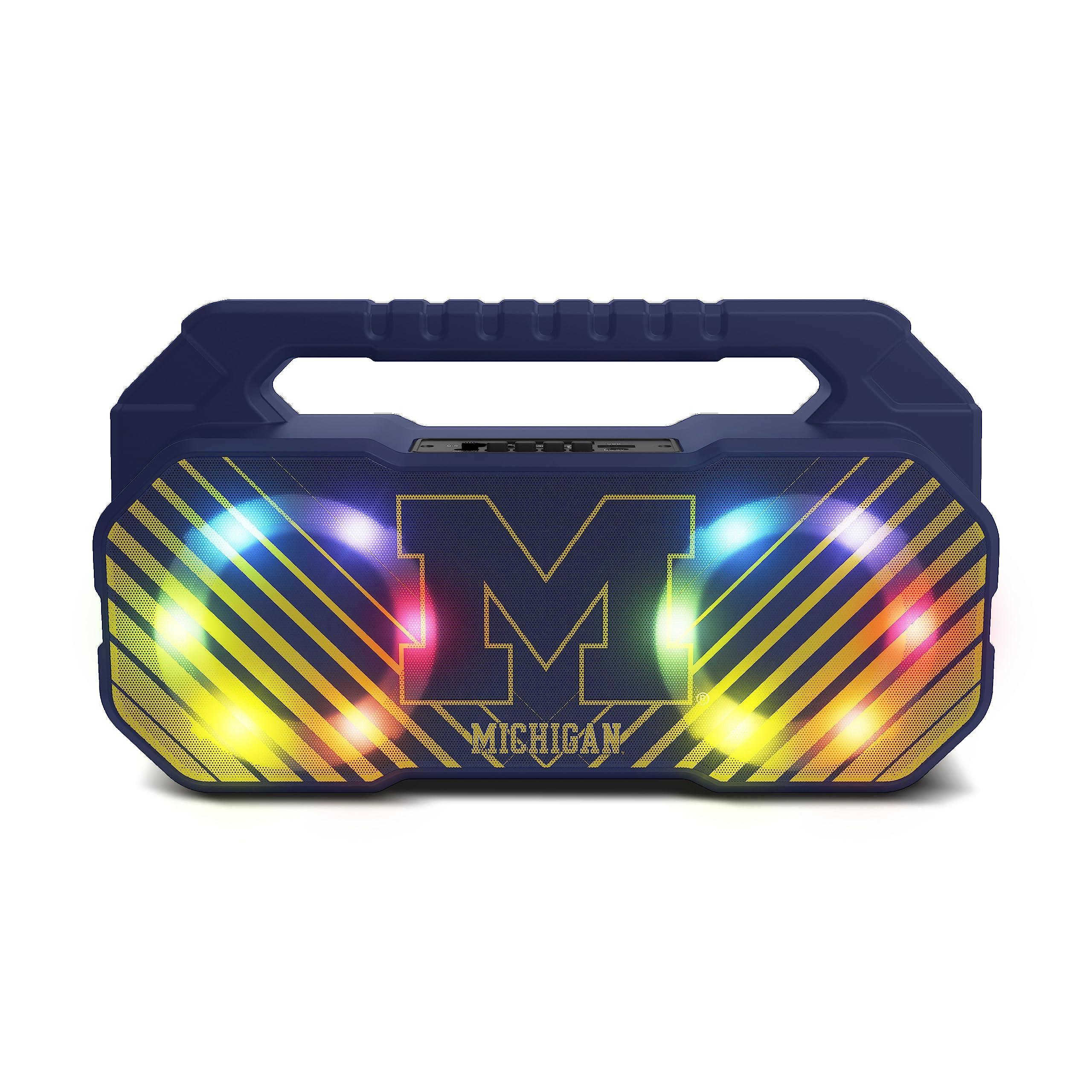 SOAR SOAR NCAA Wireless Boombox Speaker, Michigan Wolverines
