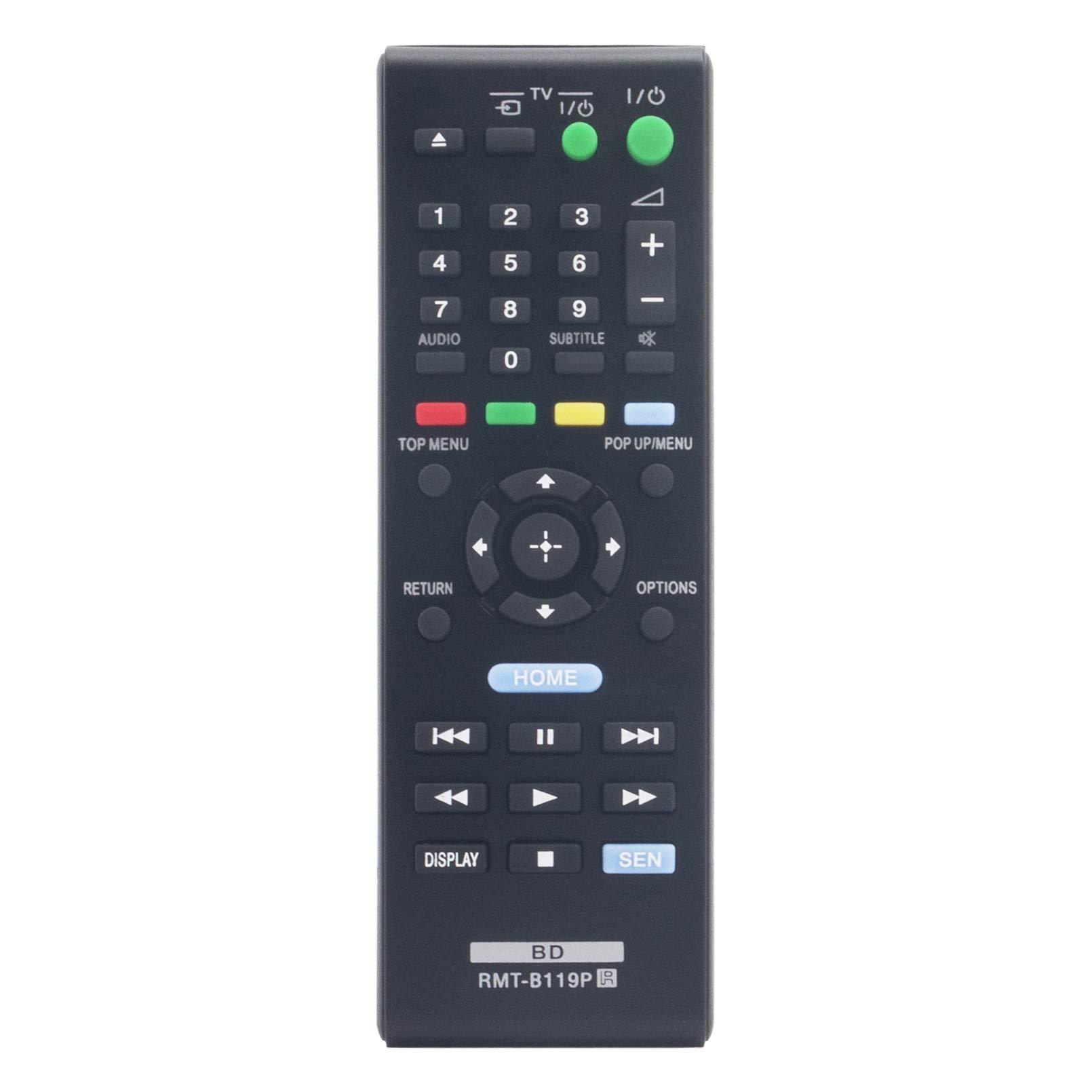 WINFLIKE RMT-B119P Replacement Remote Control fit for Sony Blu-ray Disc BDP-S470 BDP-S570 BDP-BX57 Bdp-bx57