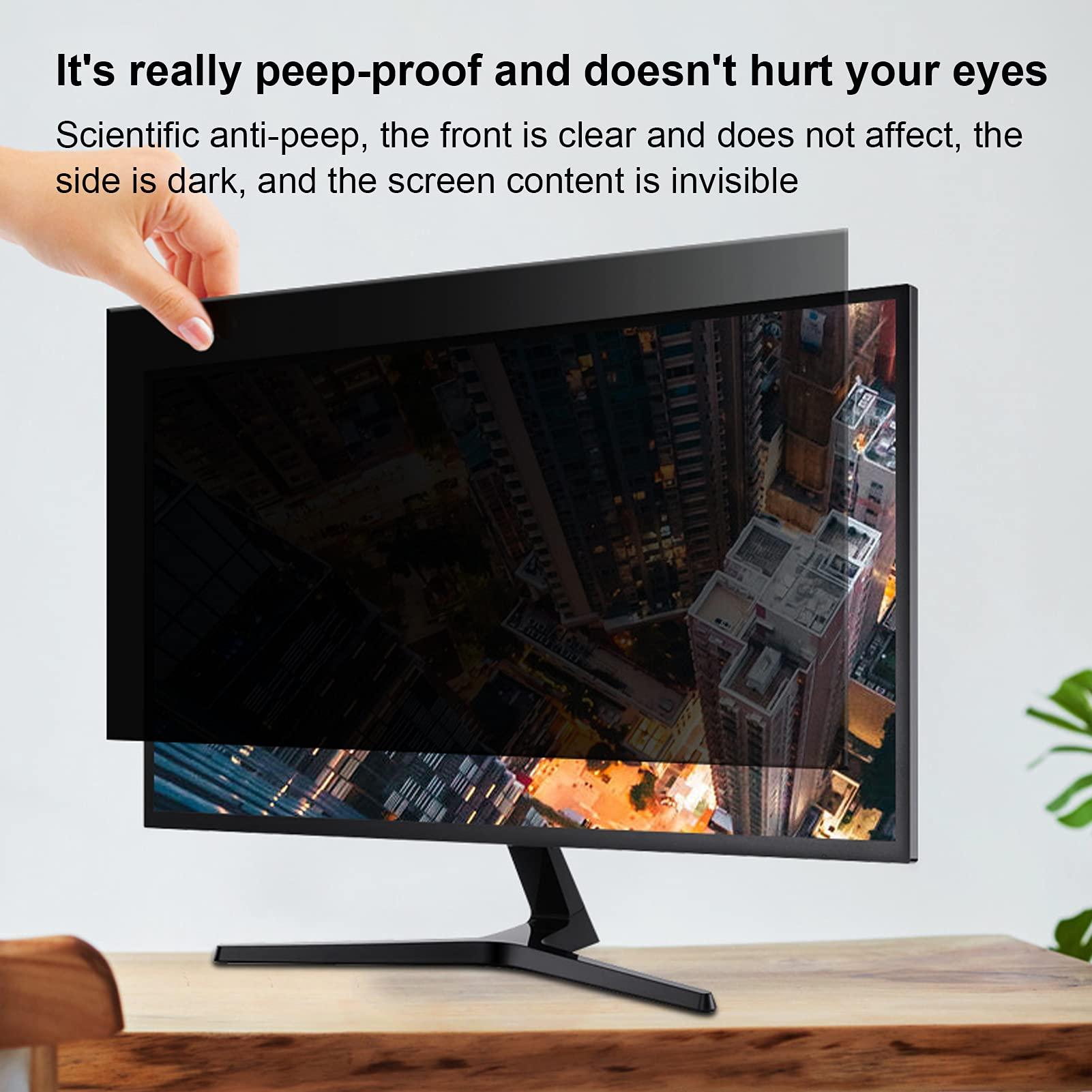 BU TV Screen Protectors 24 Inch Computer Privacy Screen Filter, Anti-Glare Screen Protector Film Compatible 24" Widescreen Computer Monitor,24" (16:9)