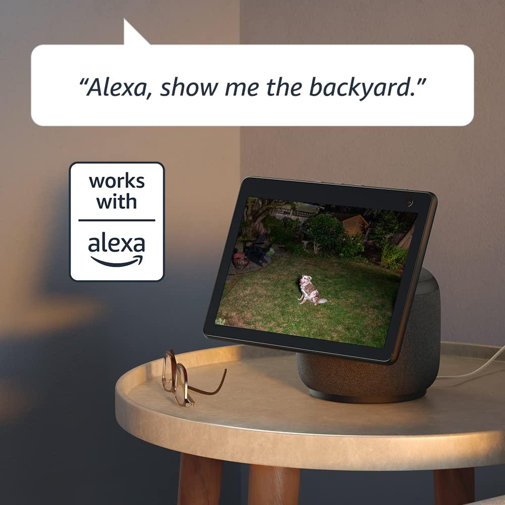 Blink Blink Wired Floodlight Camera - Smart security camera, 2600 lumens, HD live view, enhanced motion detection, built-in siren, Works with Alexa 1 camera (White)