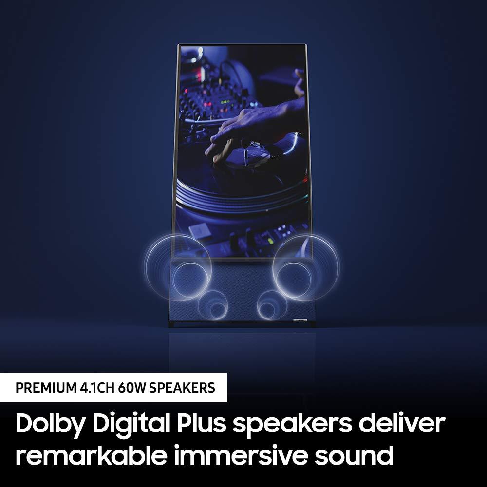 SAMSUNG SAMSUNG 43-Inch Class The Sero LS05B Series - QLED 4K, Rotating screen, Matte Display, Premium Speakers Smart TV w/ Alexa Built-in (QN43LS05BAFXZA, Latest Model)