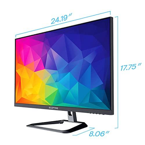 Sceptre Sceptre 4K IPS 27" 3840 x 2160 UHD Monitor up to 70Hz DisplayPort HDMI 99% sRGB Build-in Speakers, Black 2021 (U275W-UPT)