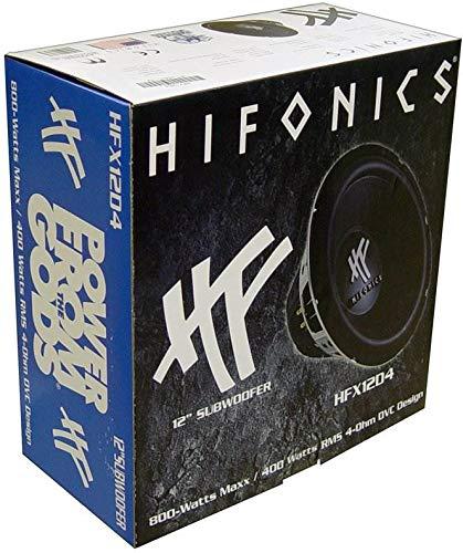 Hifonics Hifonics 4 HFX12D4 12\" 2400W Car Audio DVC Subwoofers Power Bass Subwoofers
