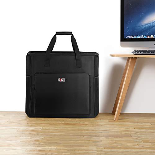 BUBM BUBM Desktop Computer Carrying Case, Padded Nylon Carry Tote Bag for Transporting Computer Tower PC Chassis,Monitor(Up to 27 inch),Keyboard,Cable and Mouse