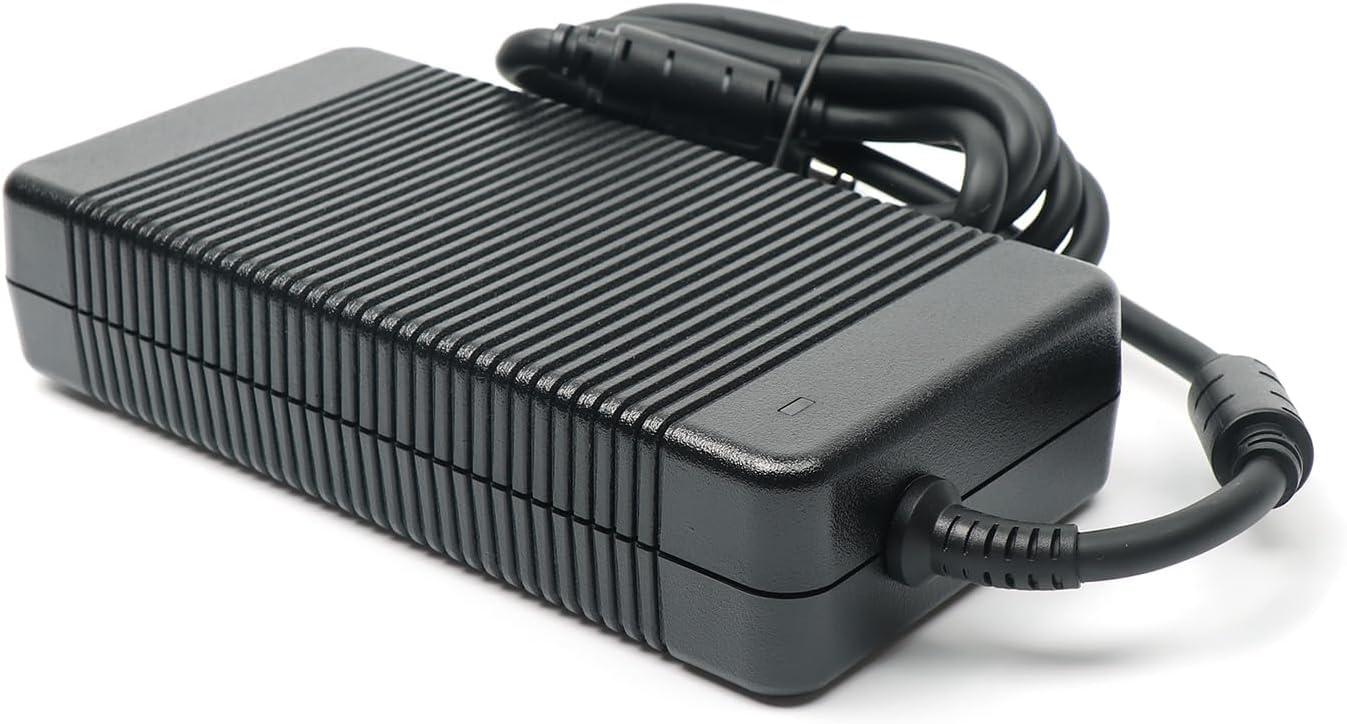 SPADI Original Replacement for Dell Laptop Charger 330W Watt Barrel 7.4mm tip AC Power Adapter,Alienware M16 M17 R3 M18 X17 R1 R4 AC Adapter, LA330PM190, DA330PM190, HA330PM220.