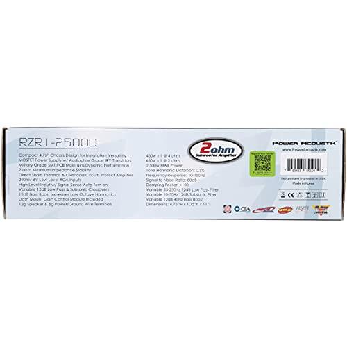 Power Acoustik Power Acoustik RZR1-2500D class D mono block subwoofer Amplifier